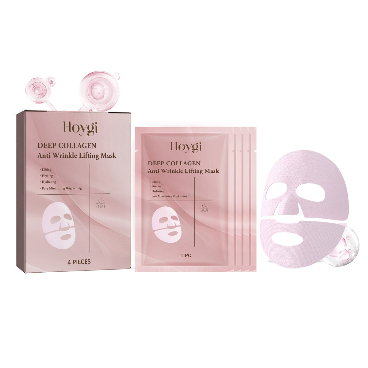 Collagen Skin Care Mask Brightens, Nourishes And Moisturizes Every Inch Of Skin