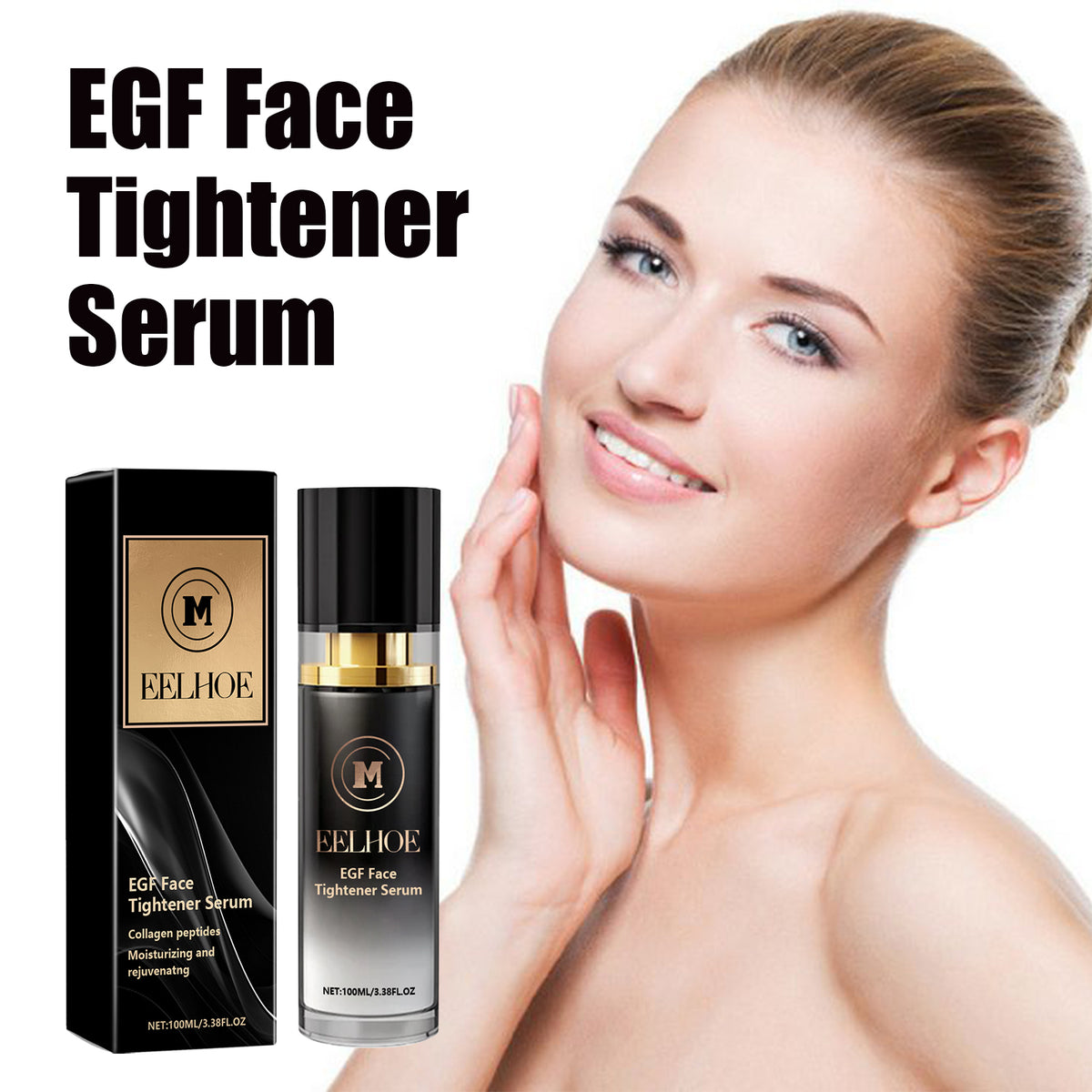 Egf Face Tightener Serum, Lighten Fine Lines Deep Hydrating Firming And Moisturizing Facial Essence